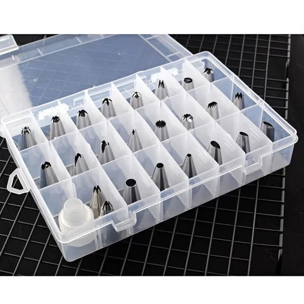 24pcs Plastic Icing Piping Nozzle Set - Springkart