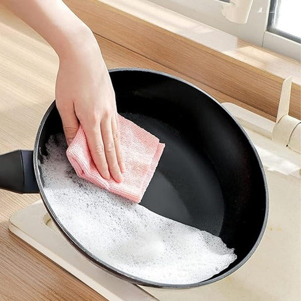 20 pcs Microfiber Cleaning Cloth (19.5 x 19.5 Cm) - Springkart