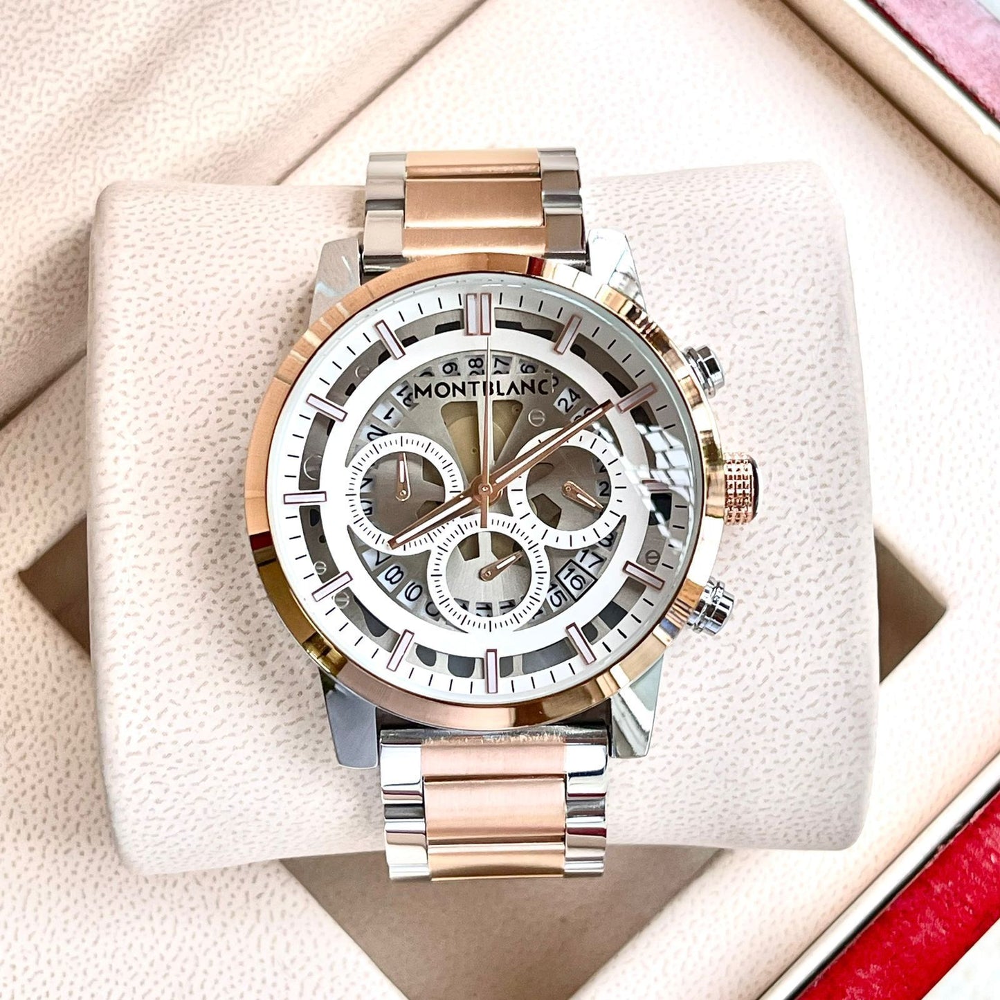 MontBlanc steel Chronograph Collection Men's Watch