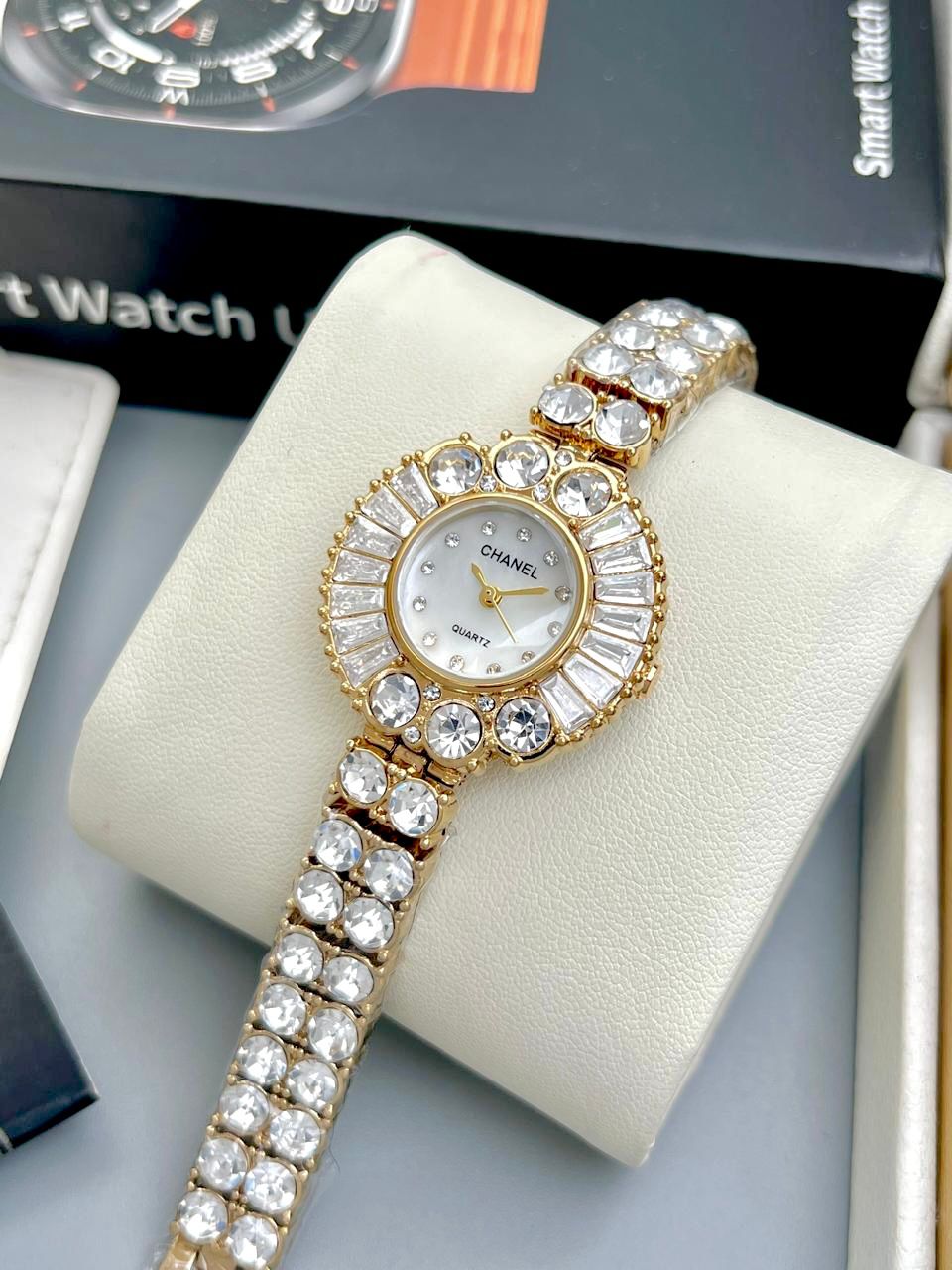 CHANEL Full White Diamond Ladies watch