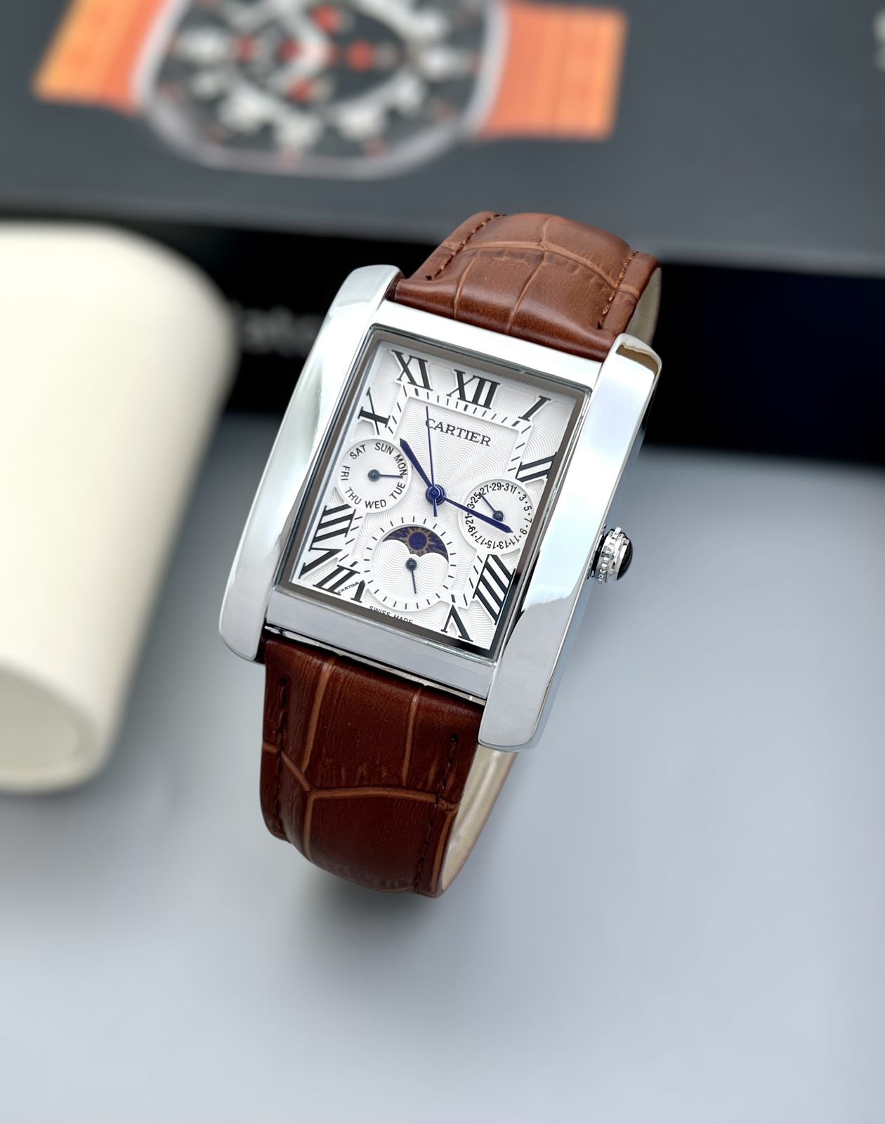 CARTIER Premium Collection Men's Watch Original Japanese battery