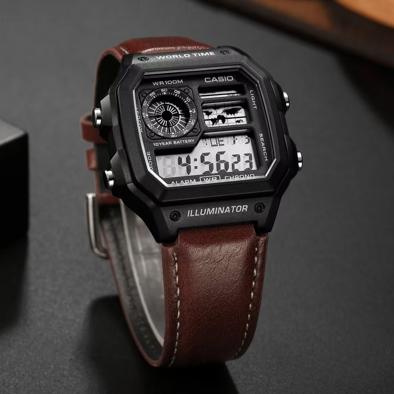 CASIO multifunctional digital watch design