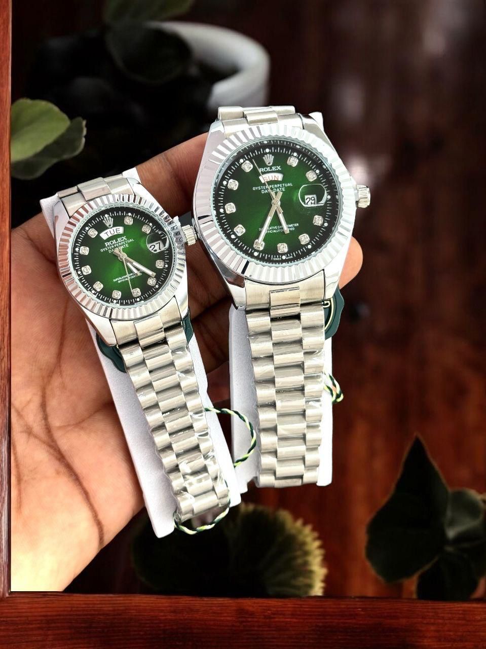 Premium Couple Watch Set for Men & Women | Luxury Matching Wrist Watch