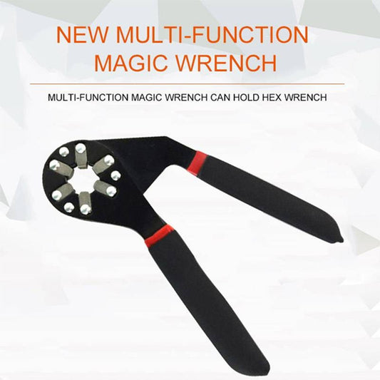 9062 Multi-function Hexagon Universal Wrench Adjustable Bionic Plier Spanner Repair Hand Tool (Small) Single Sided Bionic Wrench Household Repairing Wrench Hand Tool - Springkart