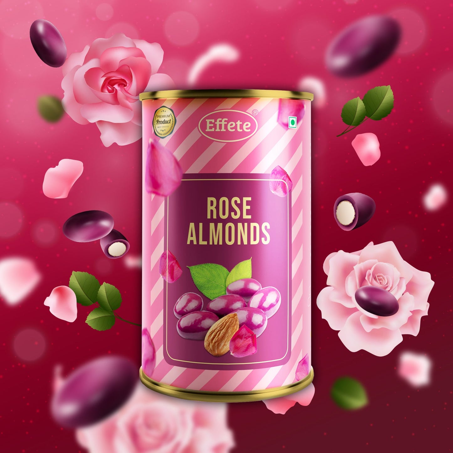Rose Almonds Chocolate - Springkart