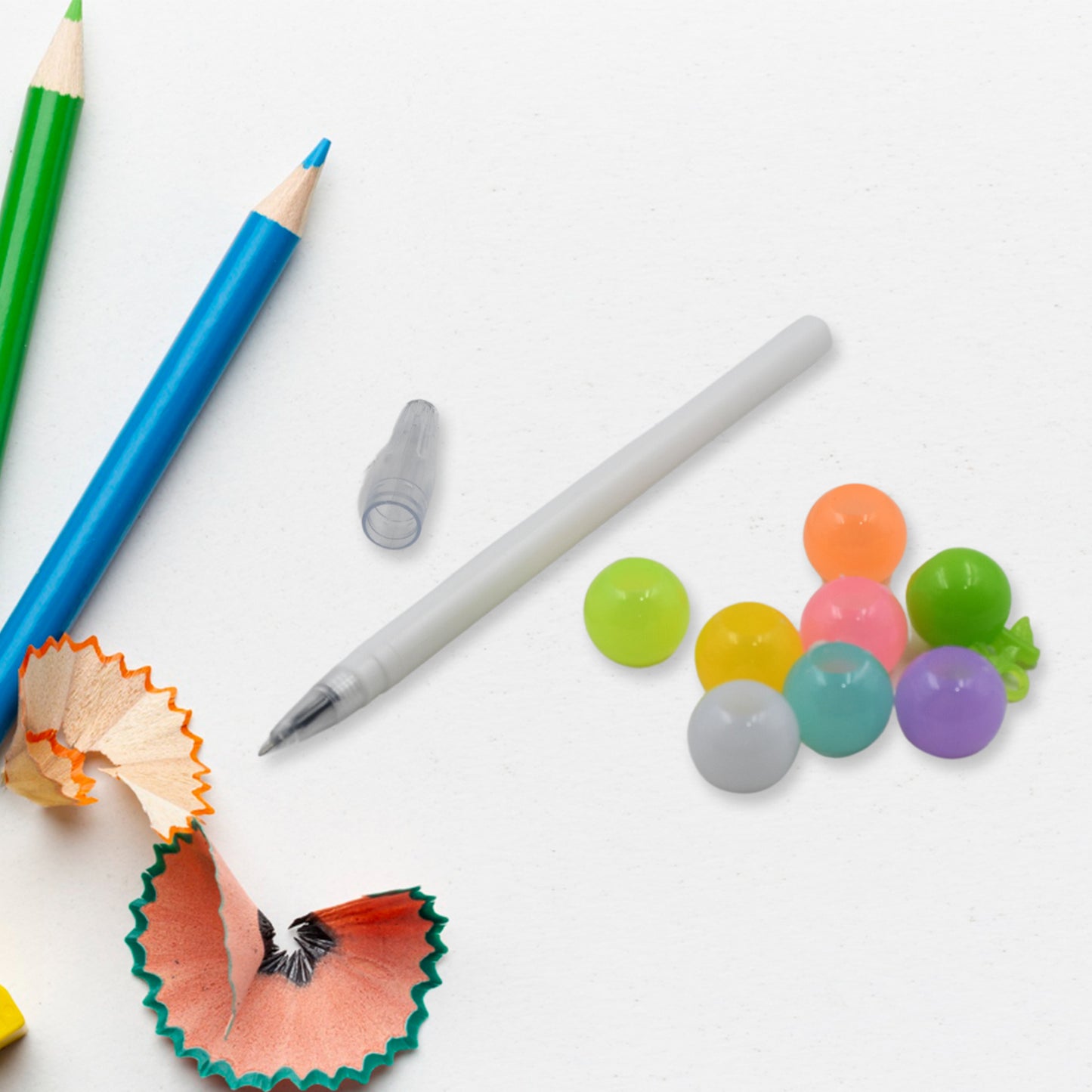 4572 Stylish Pearls Pen Plastic Moti Non-sharpening Design Pen Multicolor Pearls Moti Gel Pen Fancy Designer Attractive Gel Pen For Kids Pack Of (12 Pc Set ) - Springkart