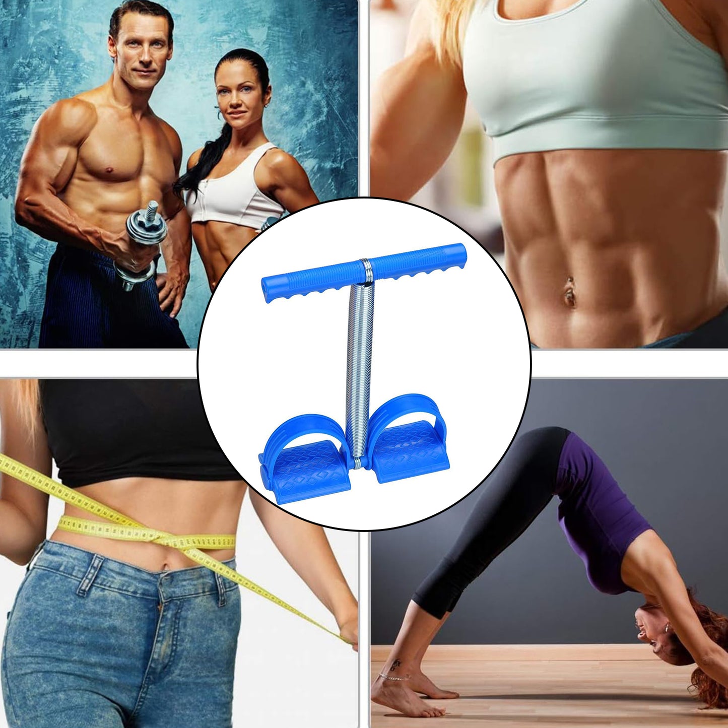 Spring Tension Pull Rope Resistance Band Exercise Strap Single Spring (1 Pc) - Springkart