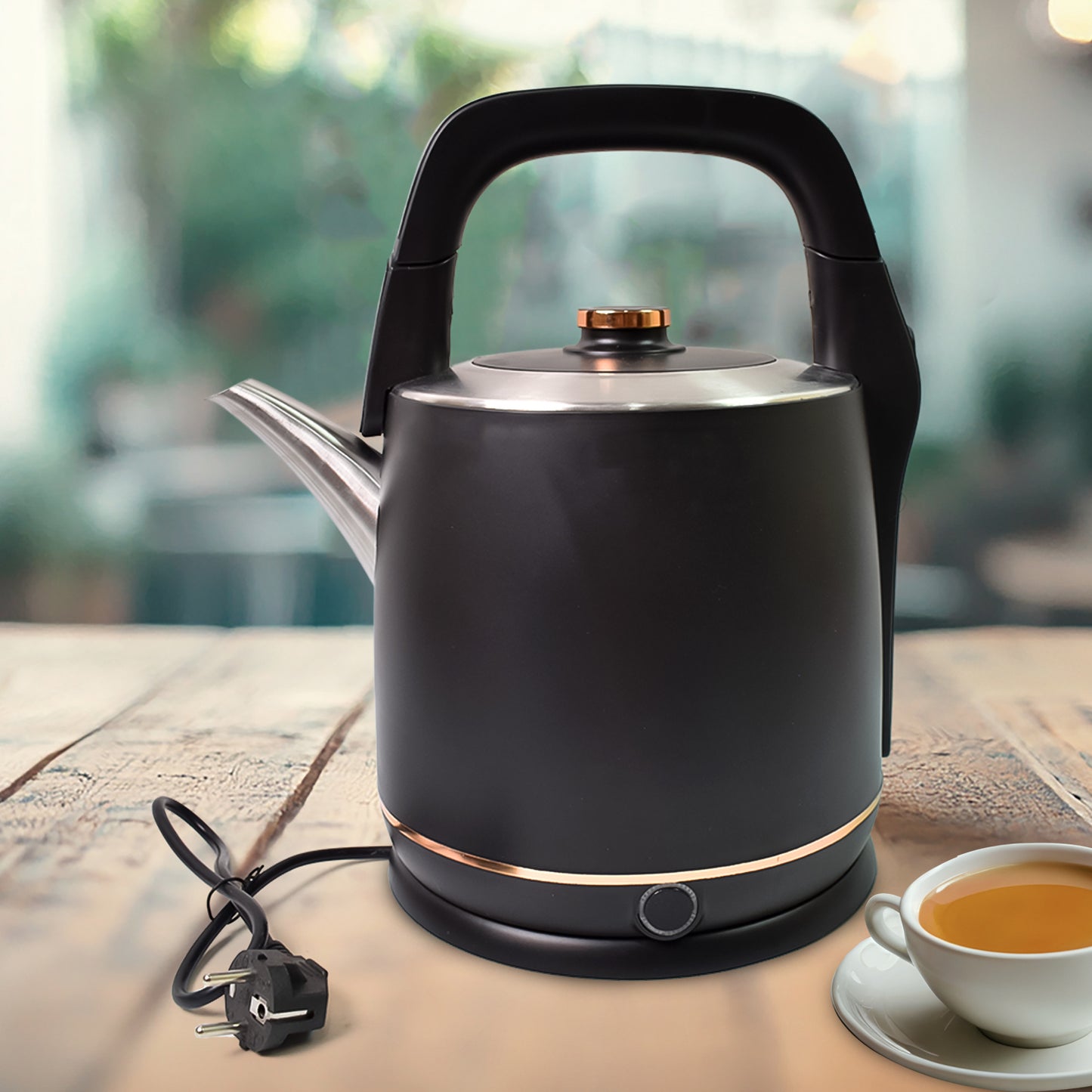 Stainless Steel Electric Kettle 2000 Watt (6 Ltr.) - Springkart