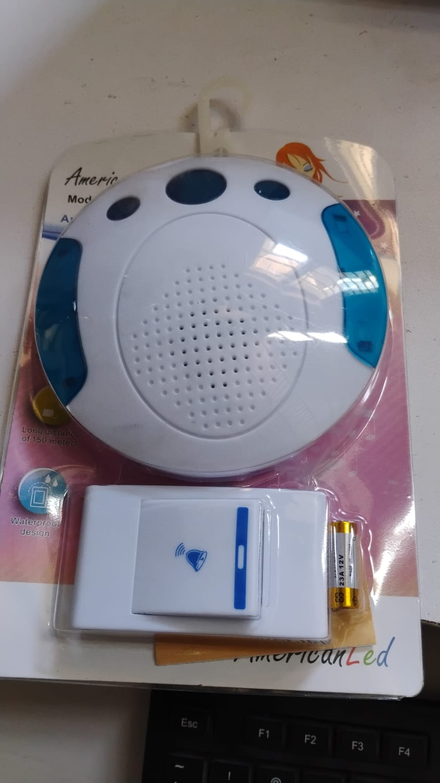 Wireless Digital Remote Door Bell (1 Pc Battery Not Included) - Springkart