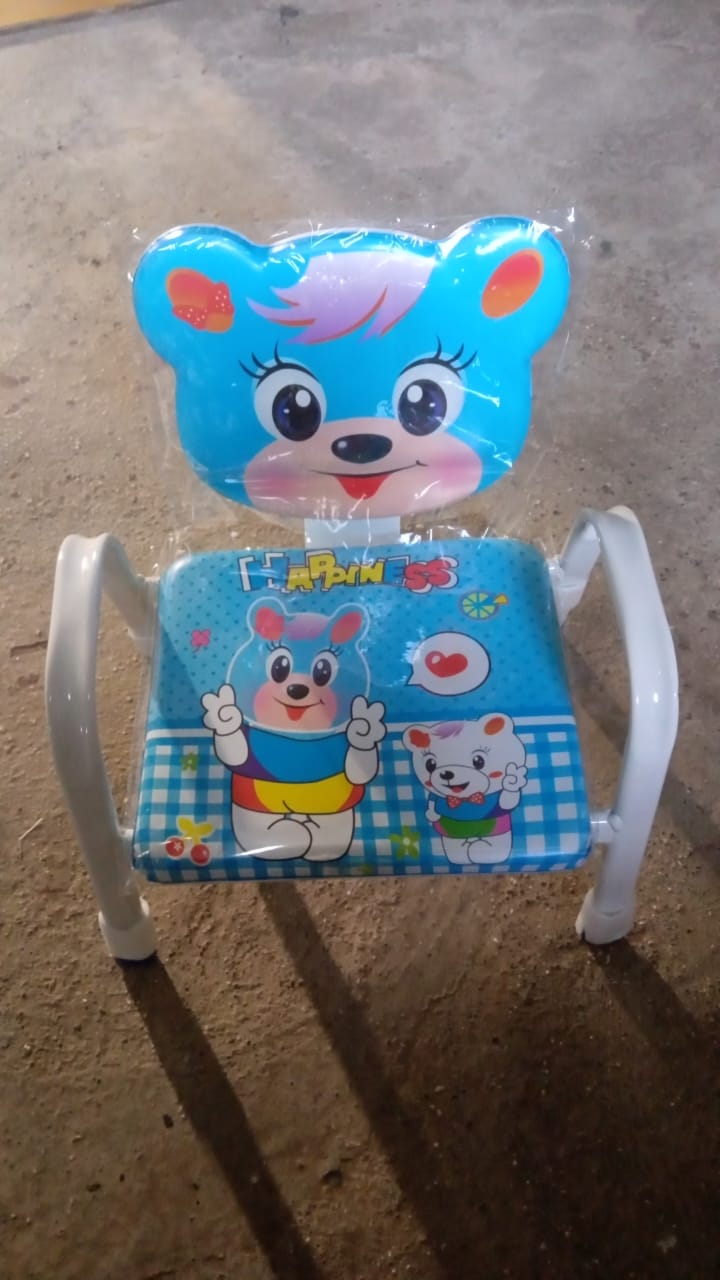 Cartoon Baby Chair Strong Steel Cushion Comfortable Baby Chair High Quality Chair (1 Pc) - Springkart