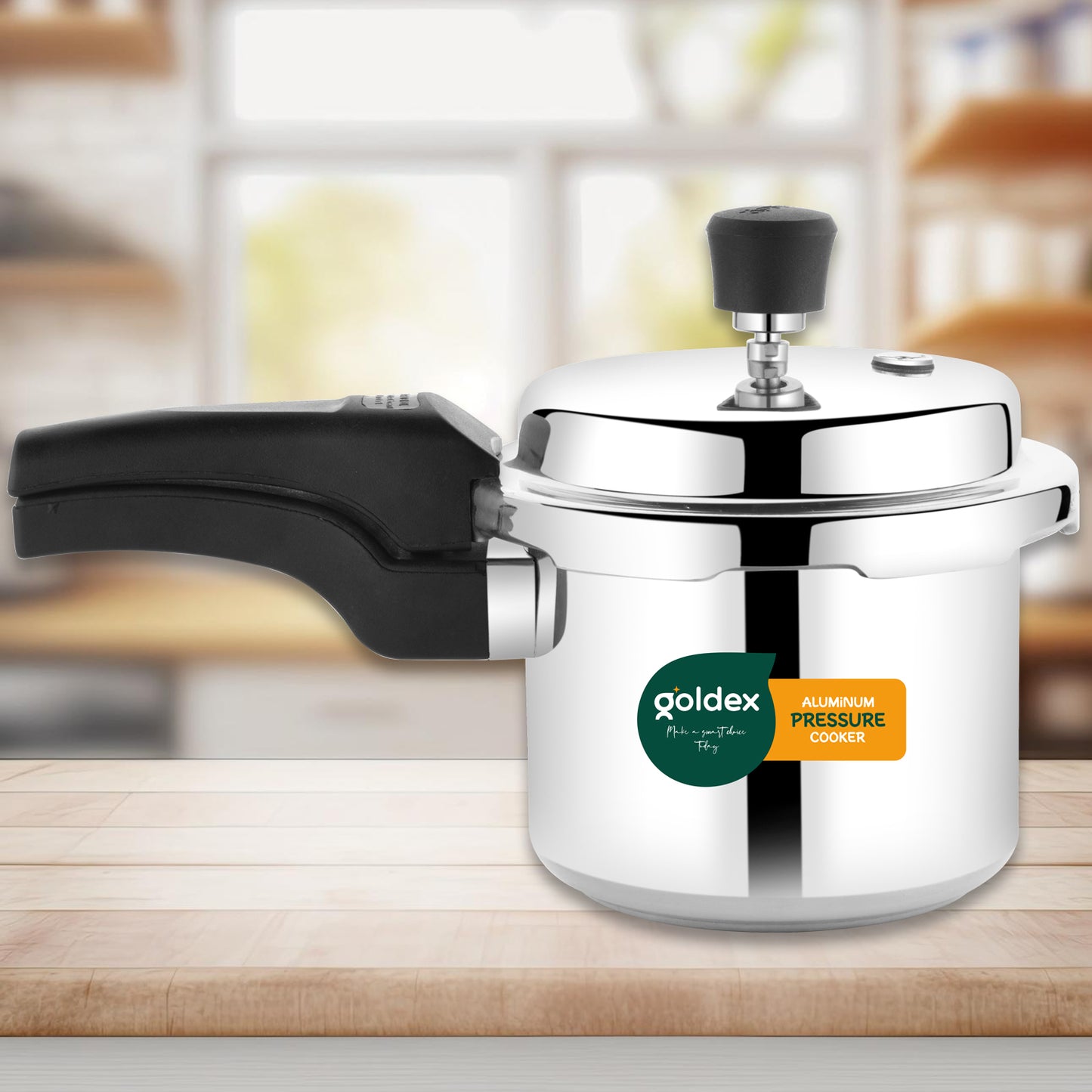 Aluminium Classic Goldex Pressure Cookers With Outer Lid (1.5 Litres) - Springkart