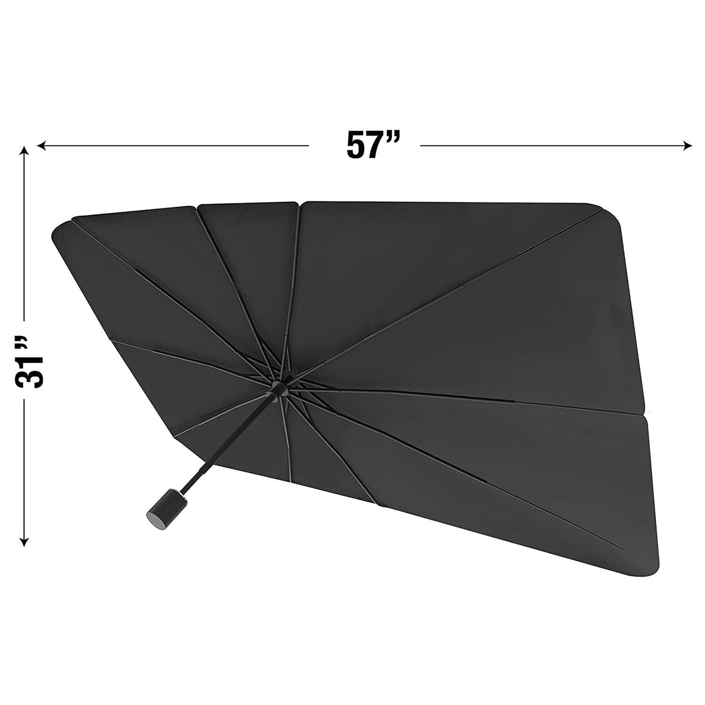 0519 Windshield Umbrella Sun Shade Cover Visor Sunshades Reviews Automotive Front Sunshade Fits Foldable Windshield Brella Various Heat Insulation Shield For Car - Springkart