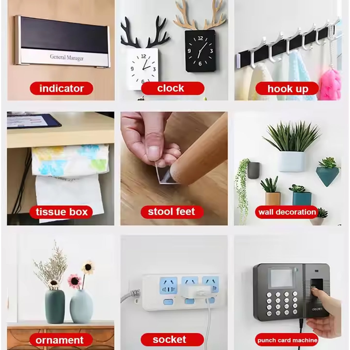 Strong Double Sided Tape Foam Mounting Tape (2 Pcs Set) - Springkart