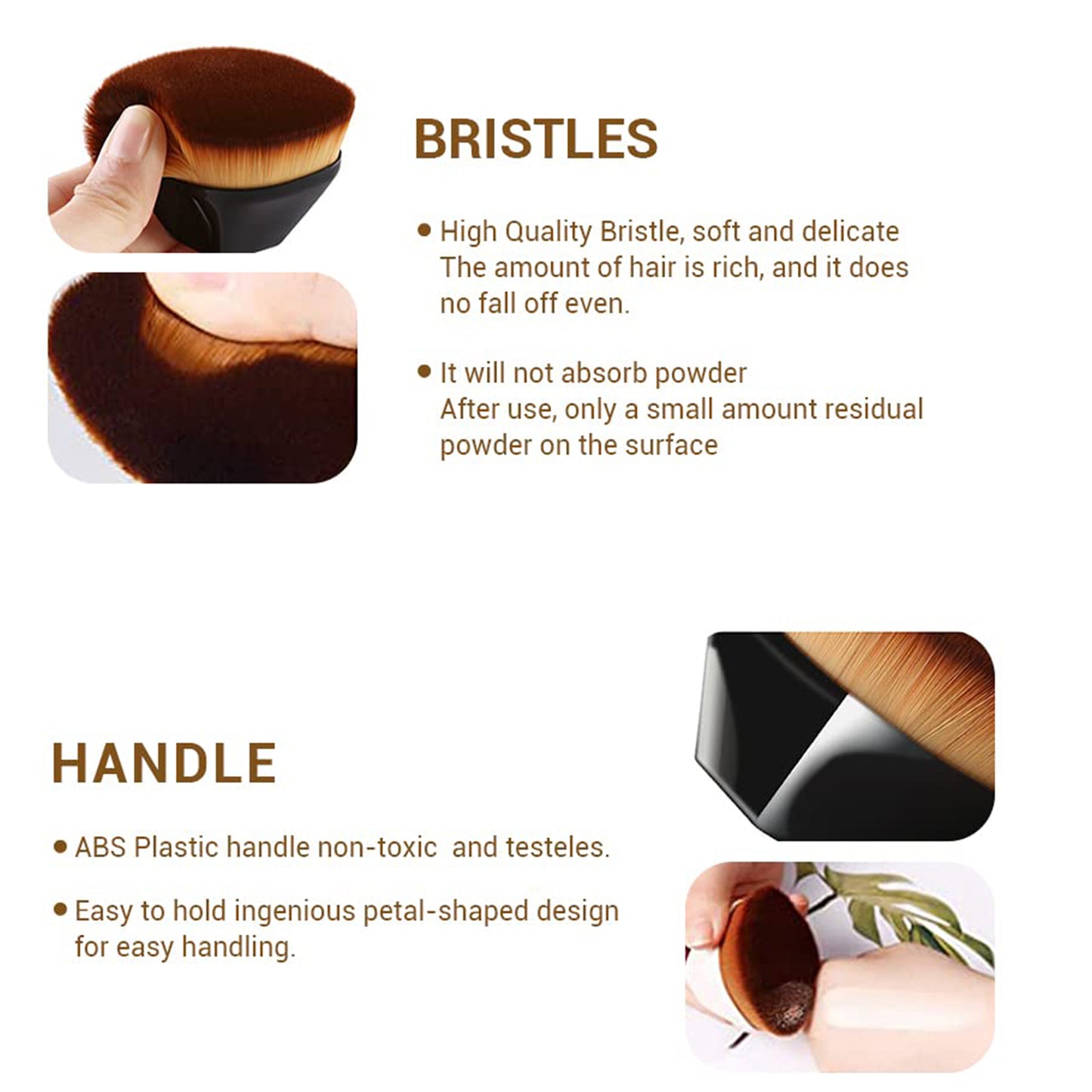 Foundation Makeup Brushnbspperfect Makeup Brush Portable Case (1 Pc) - Springkart