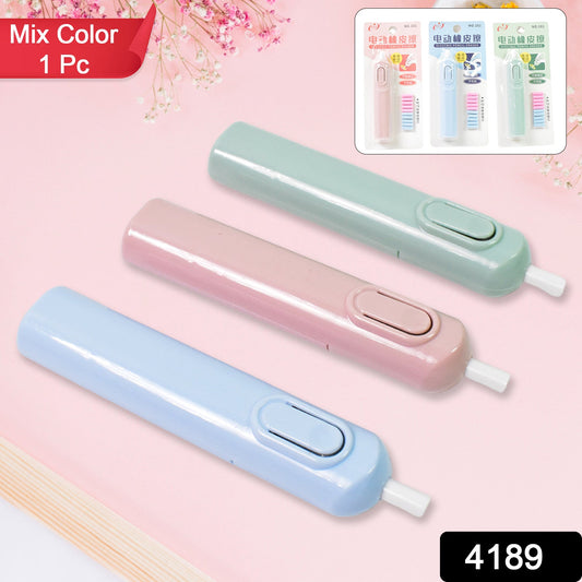 Electric Eraser Kit Automatic Pencil Eraser Battery Operated with 10 Eraser Refills Suitable for use with Graphite Pencils Drawing Painting Sketching Drafting Supplies Stationery Child Gifts (Battery Not Included / Mix Design) - Springkart