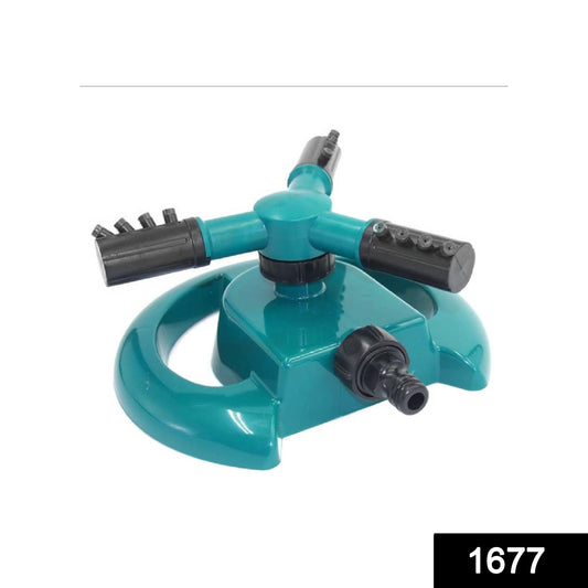 3 Arm 360° Sector Rotating Water Sprinkler Garden Pipe Hose Irrigation Yard - Springkart