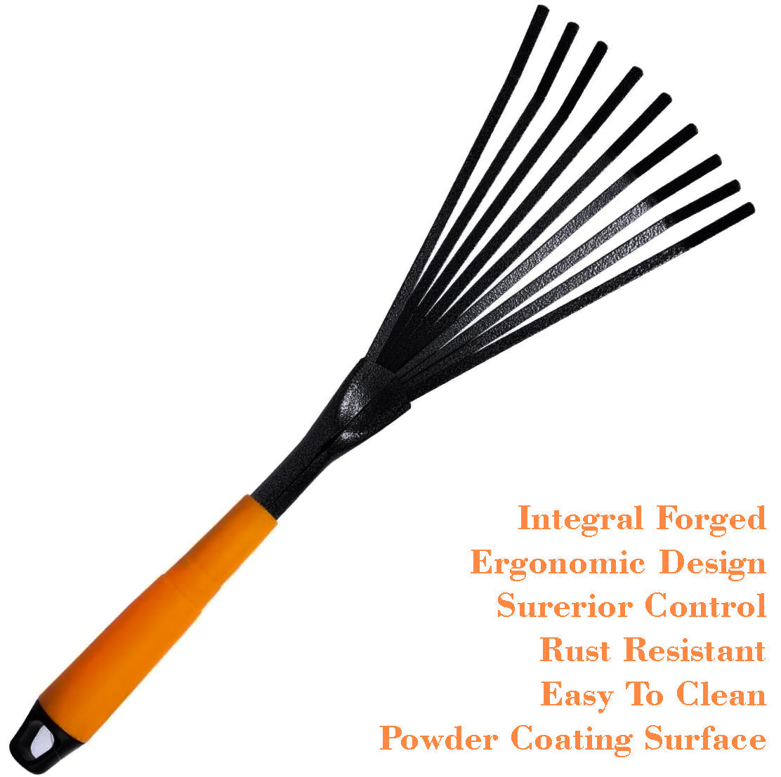 Teeth Rake Garbage Clean up Fork Digger Excavator for Gardens and Planting - Springkart