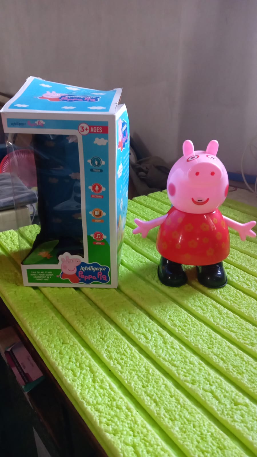 17926 Pig Children Play Toy Pretend Play Toy Fun Gift For Kids Movable Hands Legs Pig Pretend Play Toy Set For Kids Children With Soft Rubber Material (1 Pc Battery Not Included) - Springkart