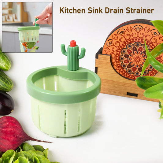 Plastic Kitchen Sink Drain Strainer (1 Pc) - Springkart