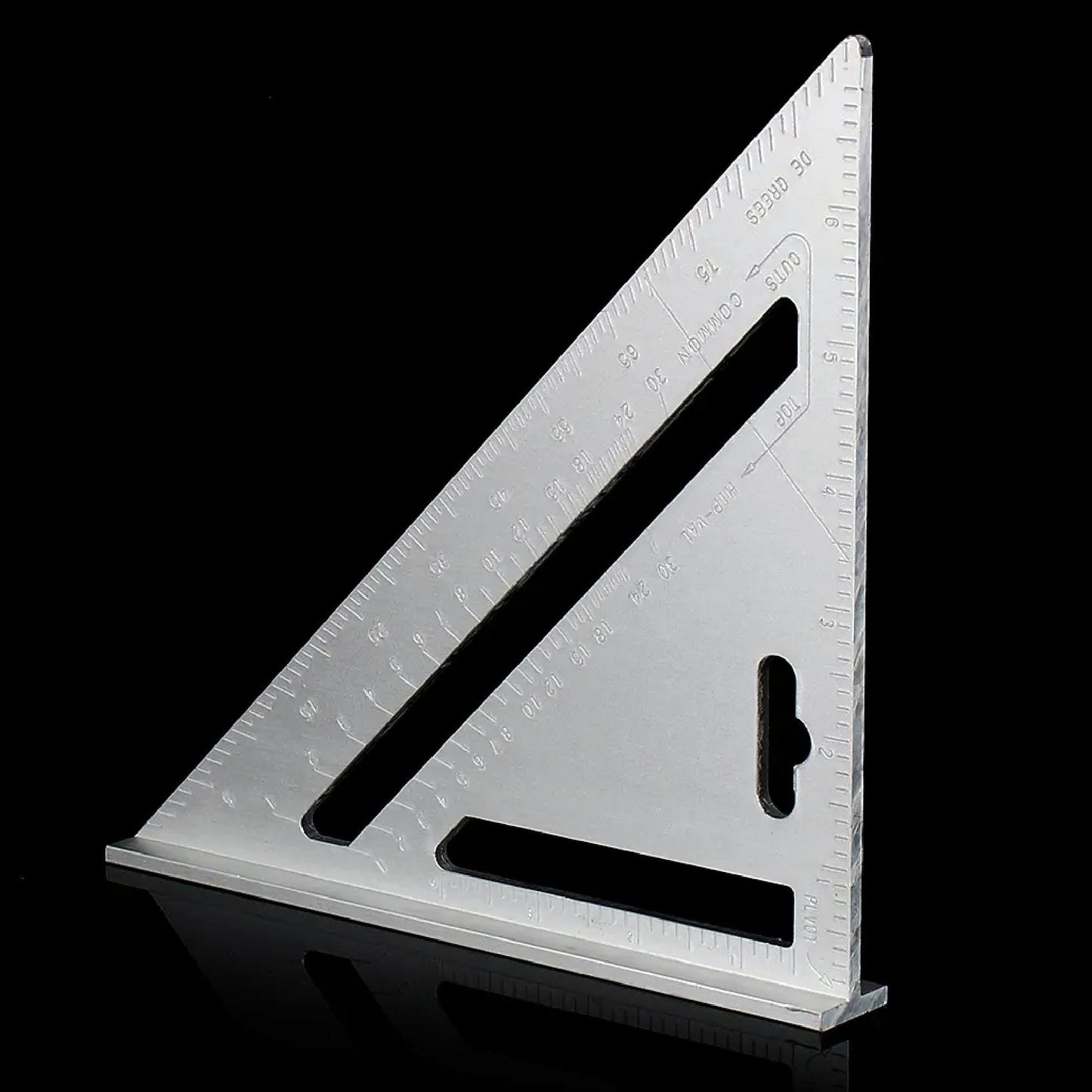 Light Weight Double Side Scale Triangle Measurement Hand Tool - Springkart