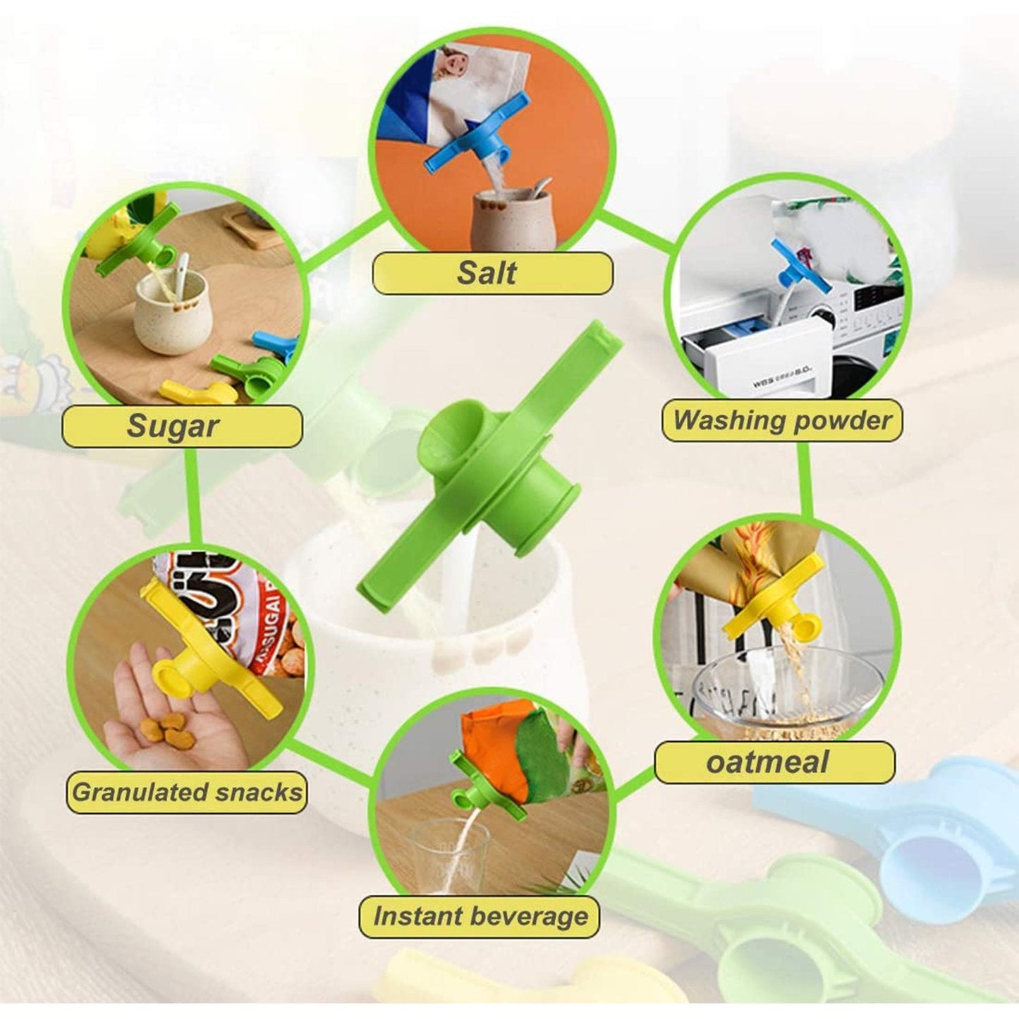 Food Bag Clip Seal Pour Storage Food Sealing Clip - Springkart