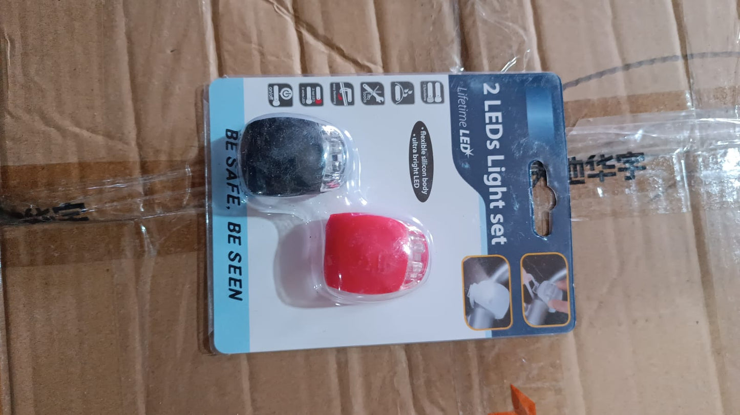 Silicone Led Bike Light Set (2 Pcs Set) - Springkart