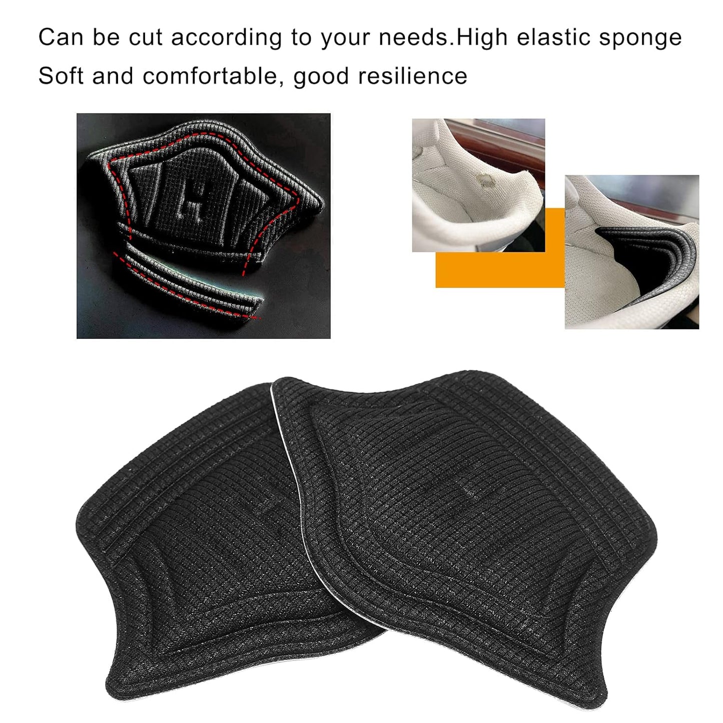Heel Cushion Pads Widely Applicable Protective Shoe Insoles (1 Pair) - Springkart
