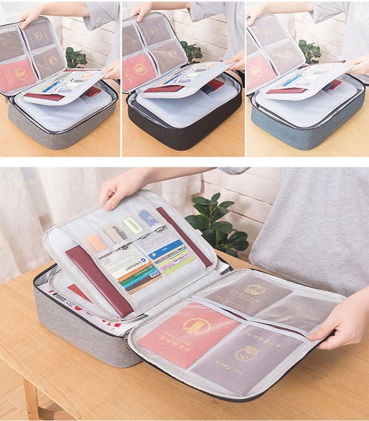 Large Capacity Travel Document Bag(Random Colour) - Springkart