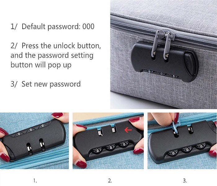 Large Capacity Travel Document Bag(Random Colour) - Springkart