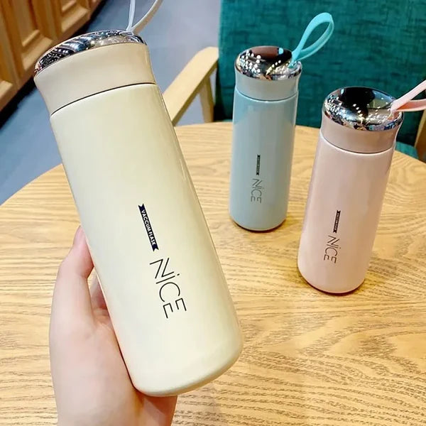 400ml Nice Print Glass Water Bottle - Springkart