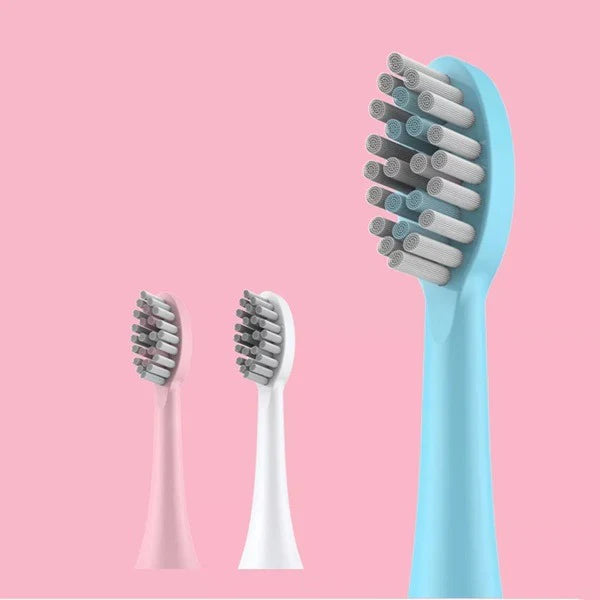 Electric Toothbrush For Kids with 3 Attachments, Electric Toothbrush for Kids with 3 Brush Heads - Springkart