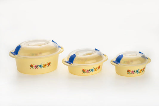 Hot N Fresh Insulated Plastic Casserole Gift Set (3 Pieces) - Springkart