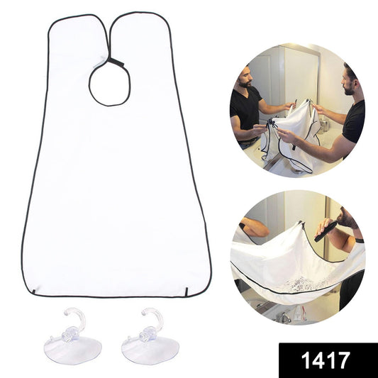 Beard Apron Hair Clippings Catcher Grooming Bib - Springkart