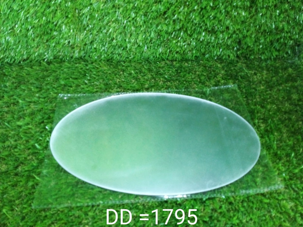 Oval Shape 3D Mirror Sticker used in all kinds of household and official purposes as a sticker etc. - Springkart