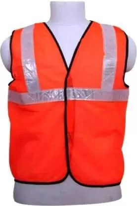Orange Safety Jacket For Having protection against accidents usually in construction area's. - Springkart