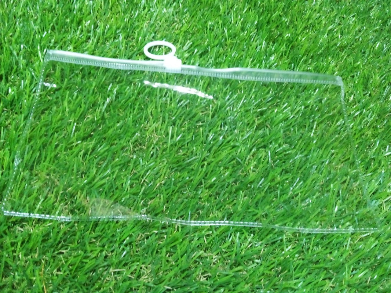 20 Pc Transparent Pouch For Carrying Stationary Stuffs And All By The Students. - Springkart