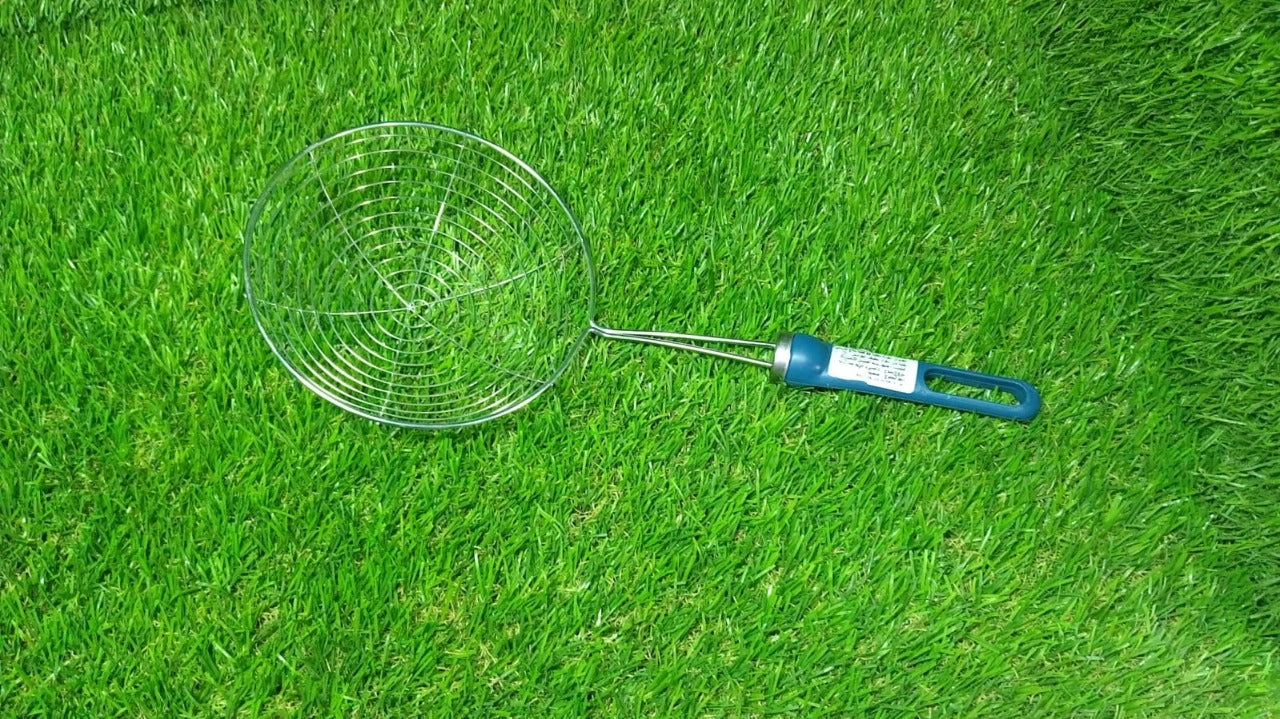 Round Stainless Steel Deep Fry / Mesh Strainer - Springkart