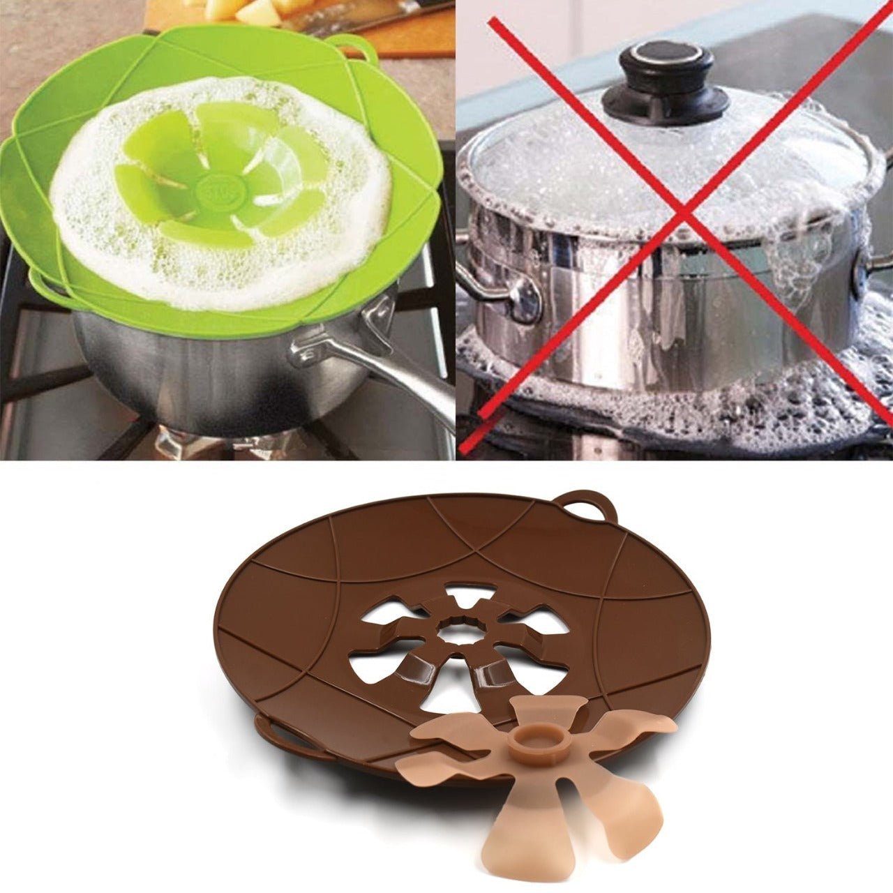 Spill Stopper Lid for Pans and Pots - Springkart