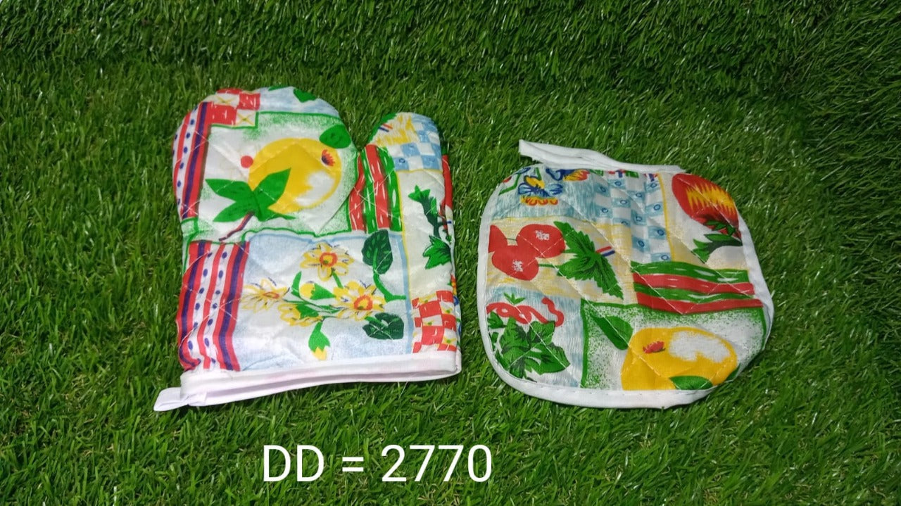 Professional Cotton Oven Mitt gloves - Springkart