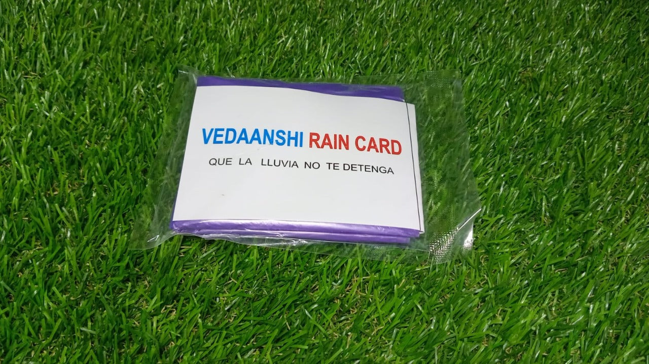 Disposable Rain Card Raincoat Easy to Carry Emergency Waterproof Rain coat RainCard - Springkart