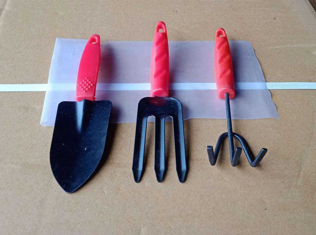 3pcs Small sized Hand Cultivator, Small Trowel, Garden Fork - Springkart