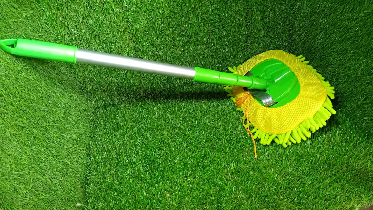 Car Duster Microfiber Flexible Duster Car Wash | Car Cleaning Accessories | Microfiber | brush | Dry / Wet Home, Kitchen, Office Cleaning Brush Extendable Handle - Springkart