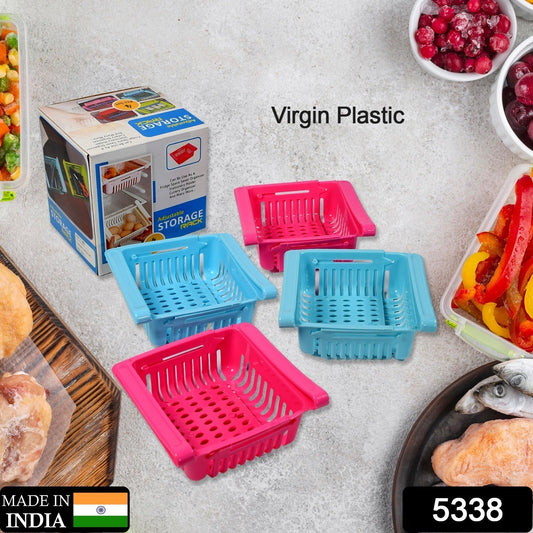 Virgin Freeze Storage Unbreakable Adjustable basket with Extra Storage - Springkart