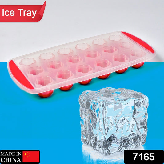 Ice Mould Flower Shape 18 Cavity Mould ice Tray Sphere ice Flower Mould Small ice Flower Tray Mini ice Cube Tray - Springkart
