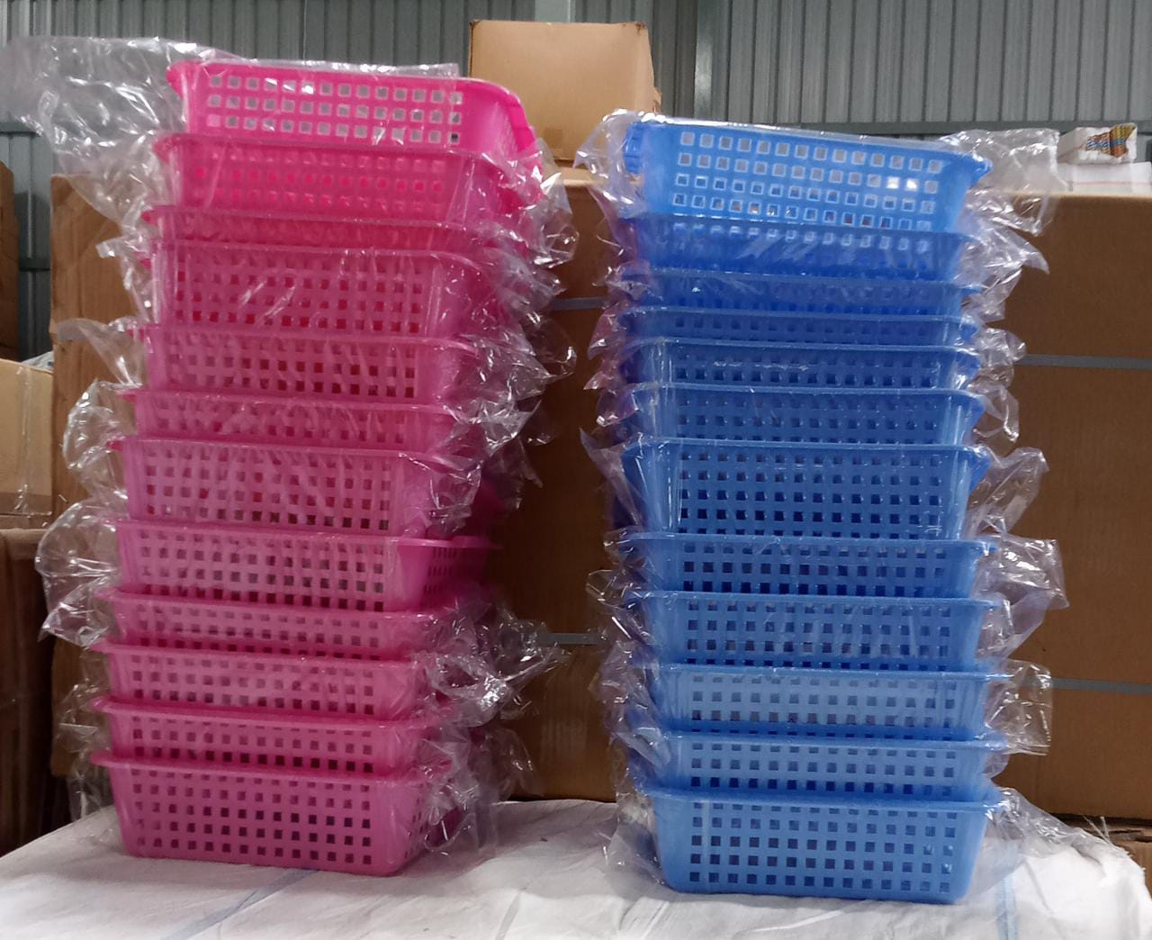 Plastic Small Size Cane Fruit Baskets - Springkart