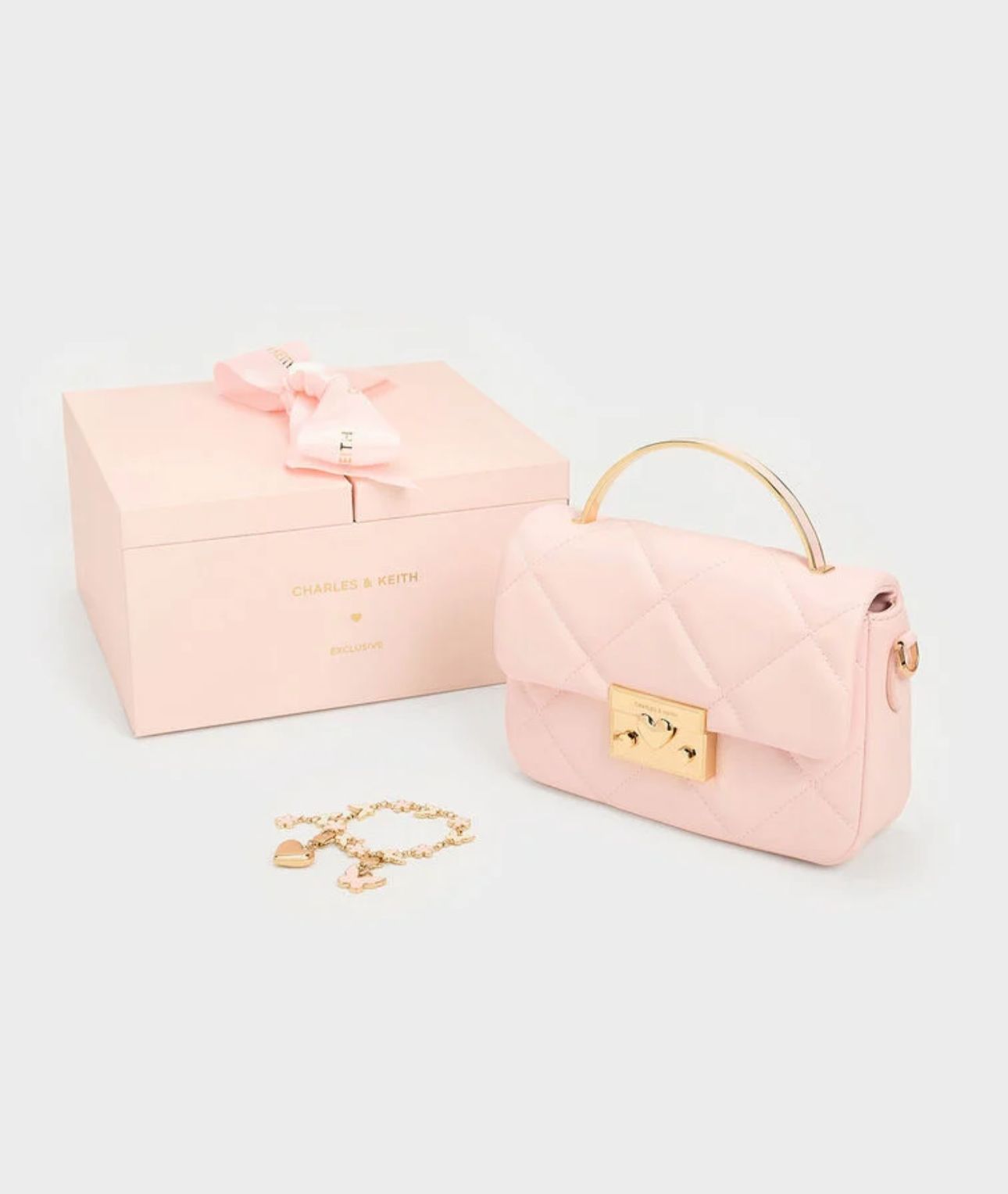 CHARLES & KEITH QUILTED BOXY