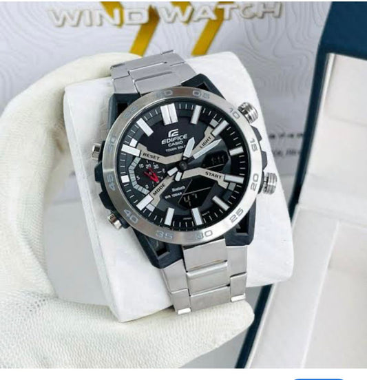 Casio Edifice Prestige Men's Chronograph Watch ā Sports Design | Steel Bracelet