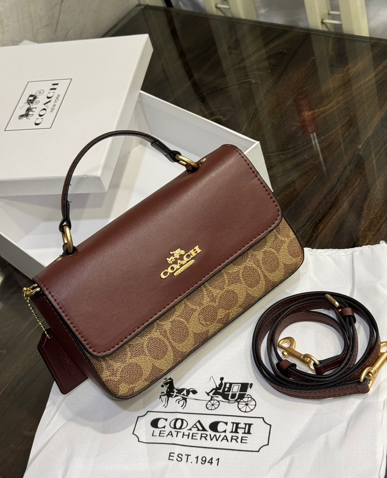 COACH MINI JOSIE TOP HANDLE BAG