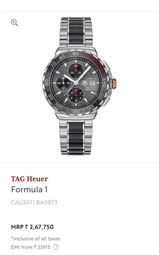 Tag Heuer Gulf-branded Premium Watches