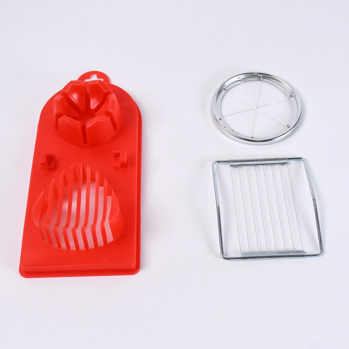 2 In 1 Egg Slicer Egg Cutter For Hard Boiled Eggs (1 Pc) - Springkart